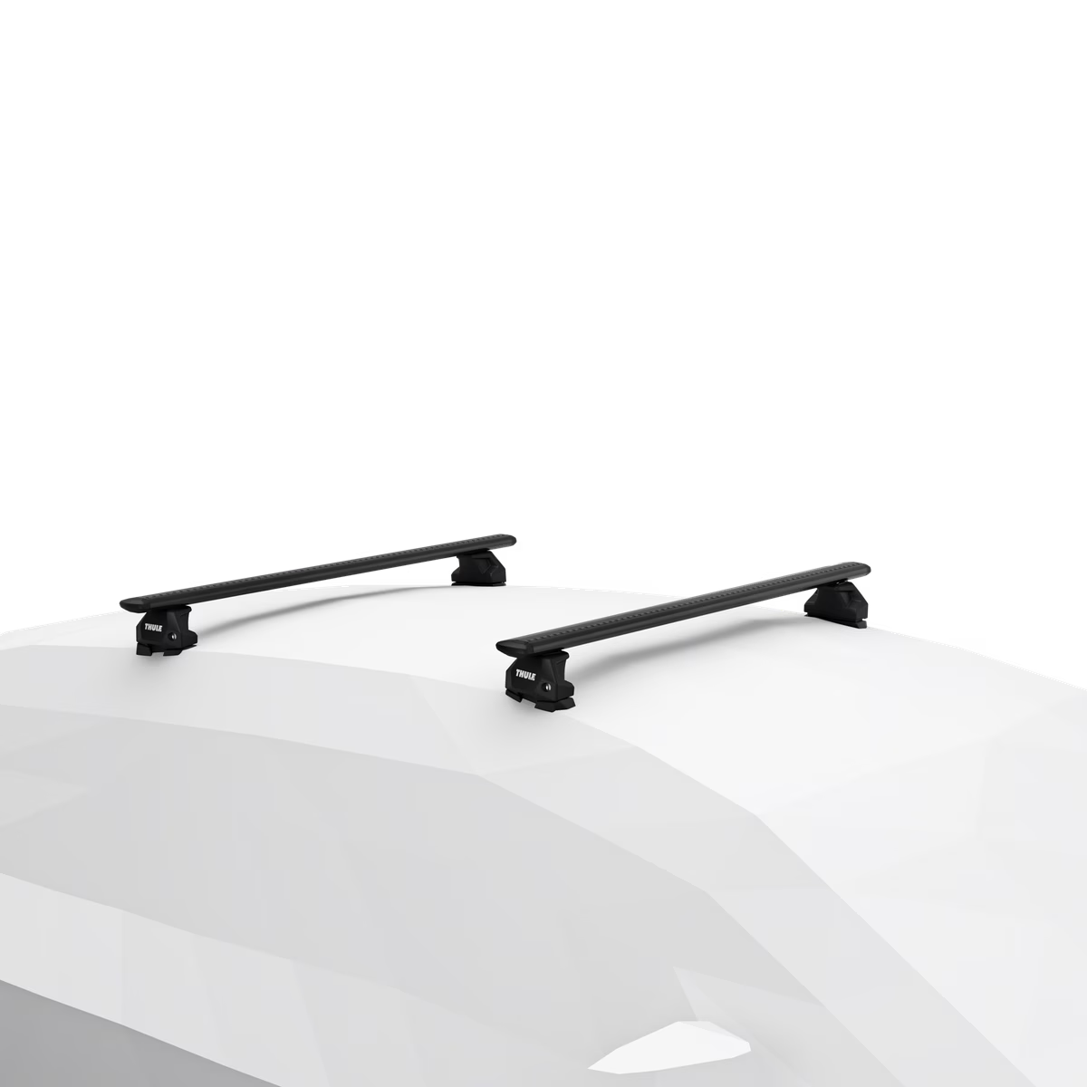 MERCEDES BENZ C-Class (W204) (With glassroof) | Thule WingBar EVO Black