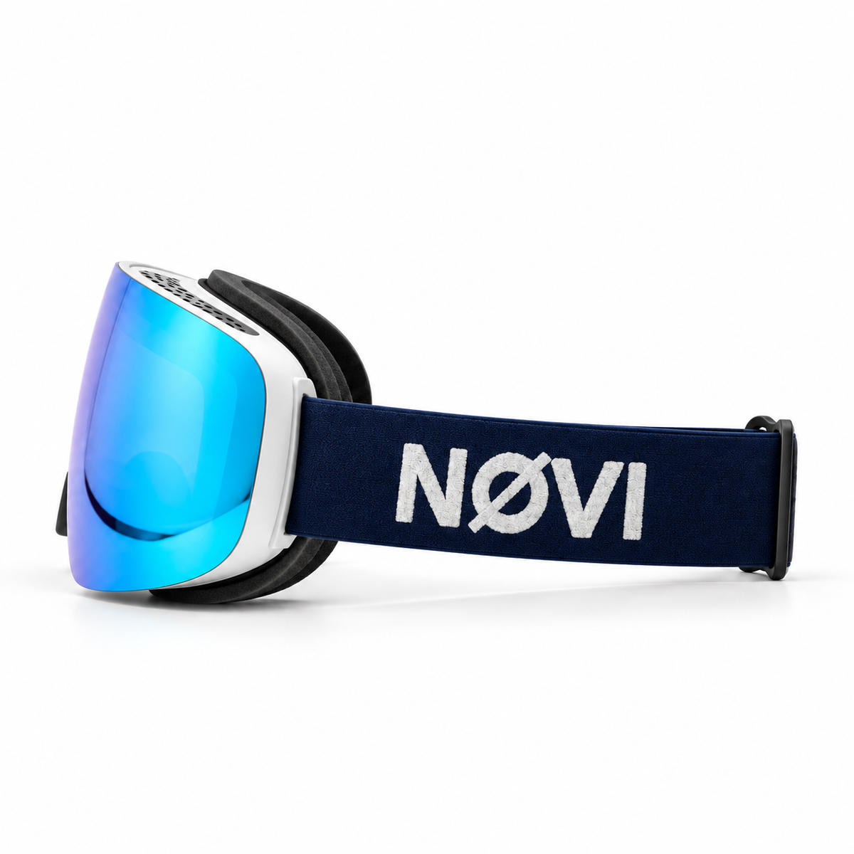 NØVI Skibril | Blauwe band | Blauwe lens